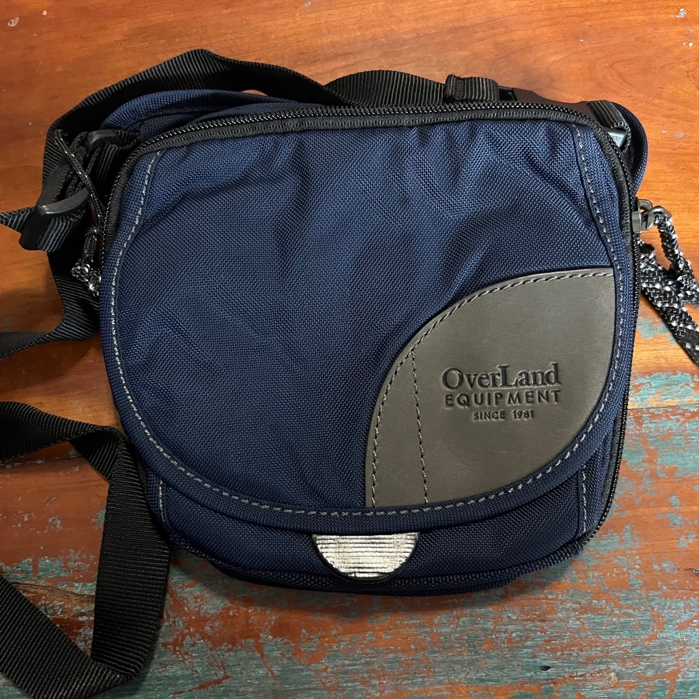 Overland Equipment Small Navy Canvas Crossbody Bag